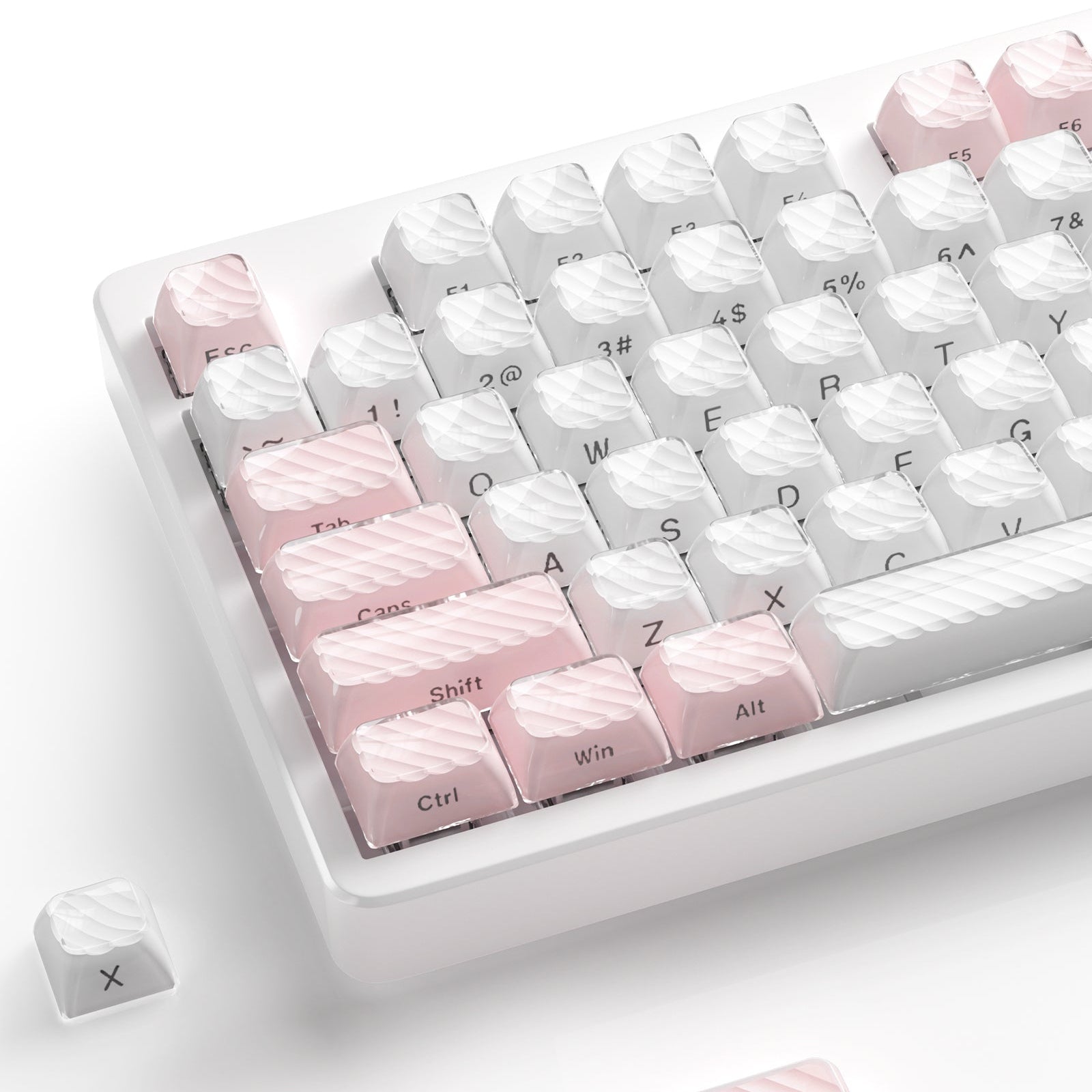 XVX Magic Wave OEM Profile Side-Printed 136-Key PC Keycap Set