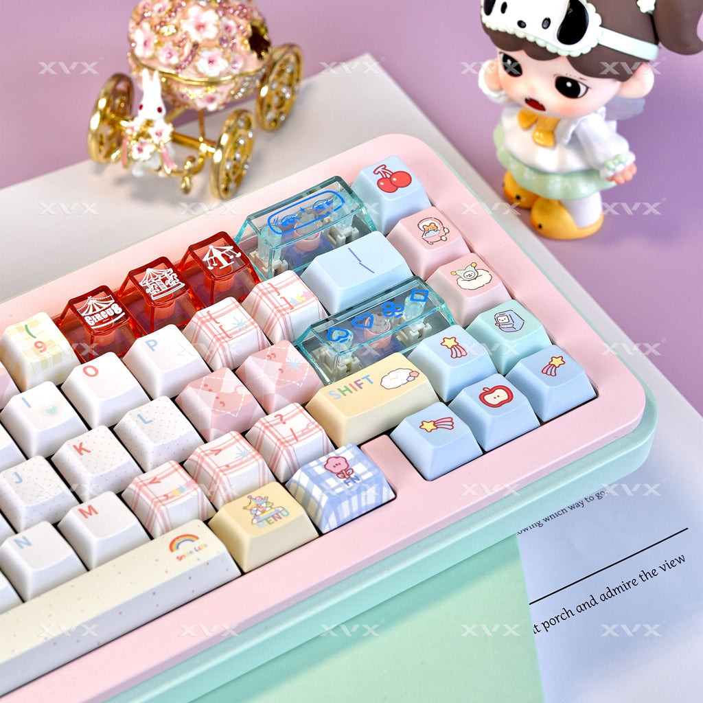 XVX Circus Themed Cherry Profile Dye-Sub PBT+PC 157-Key Full Set