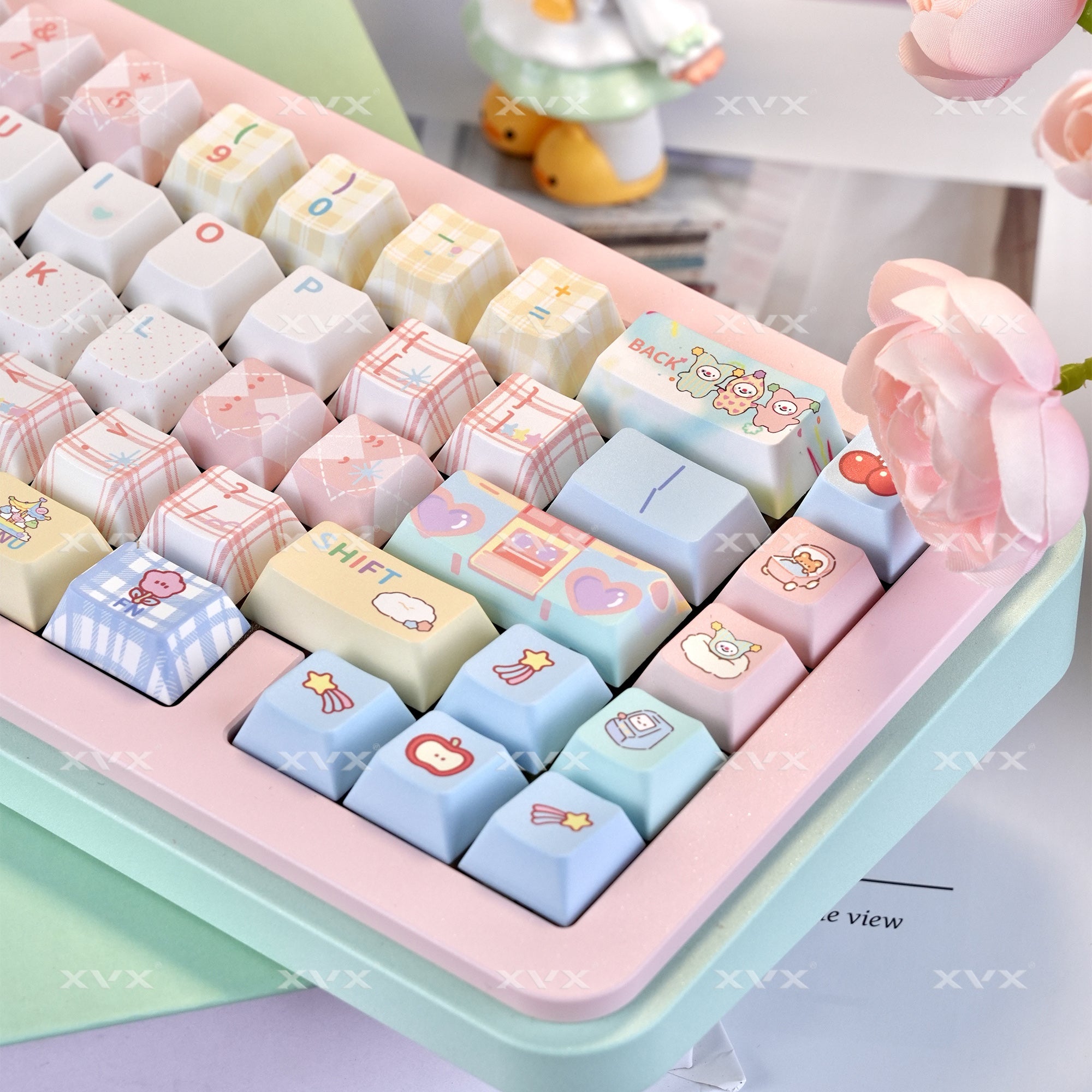 XVX Circus Themed Cherry Profile Dye-Sub PBT+PC 157-Key Full Set