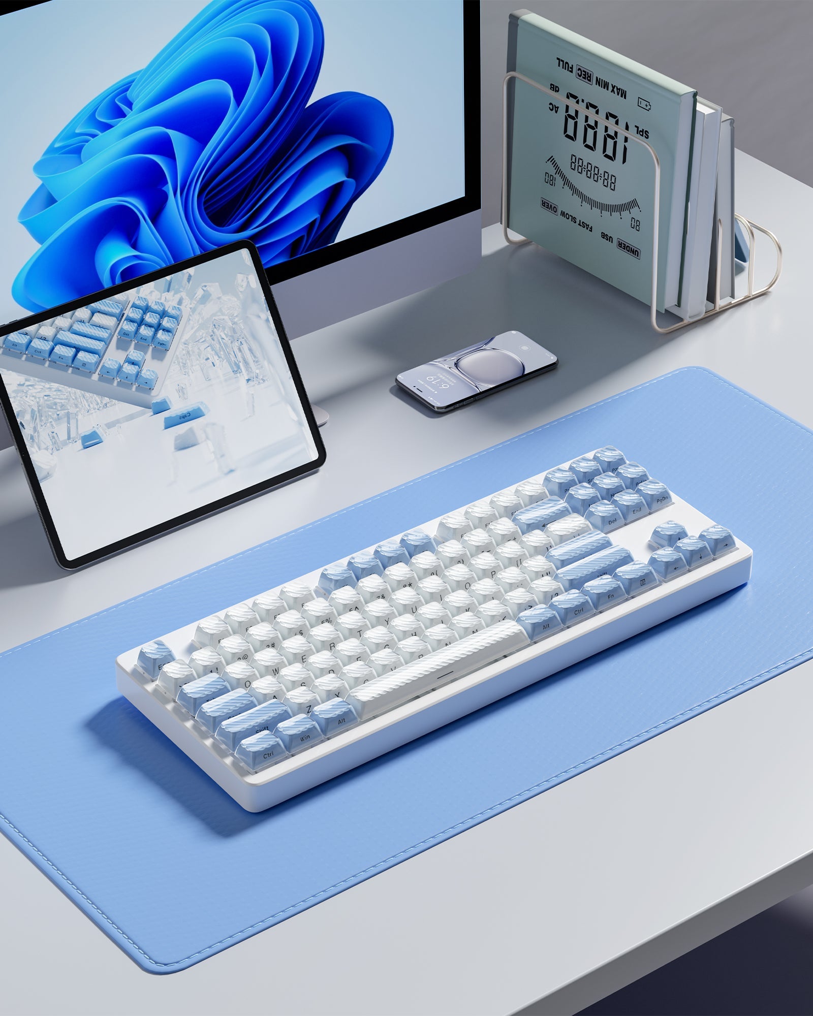 XVX Magic Wave OEM Profile Side-Printed 136-Key PC Keycap Set
