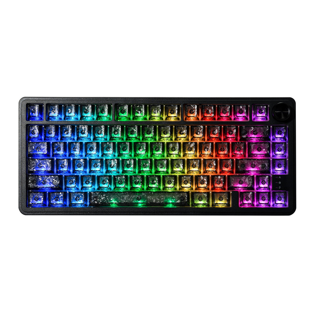 XVX M75 Lumina 75% Tri-Mode RGB Mechanical Keyboard with Knob
