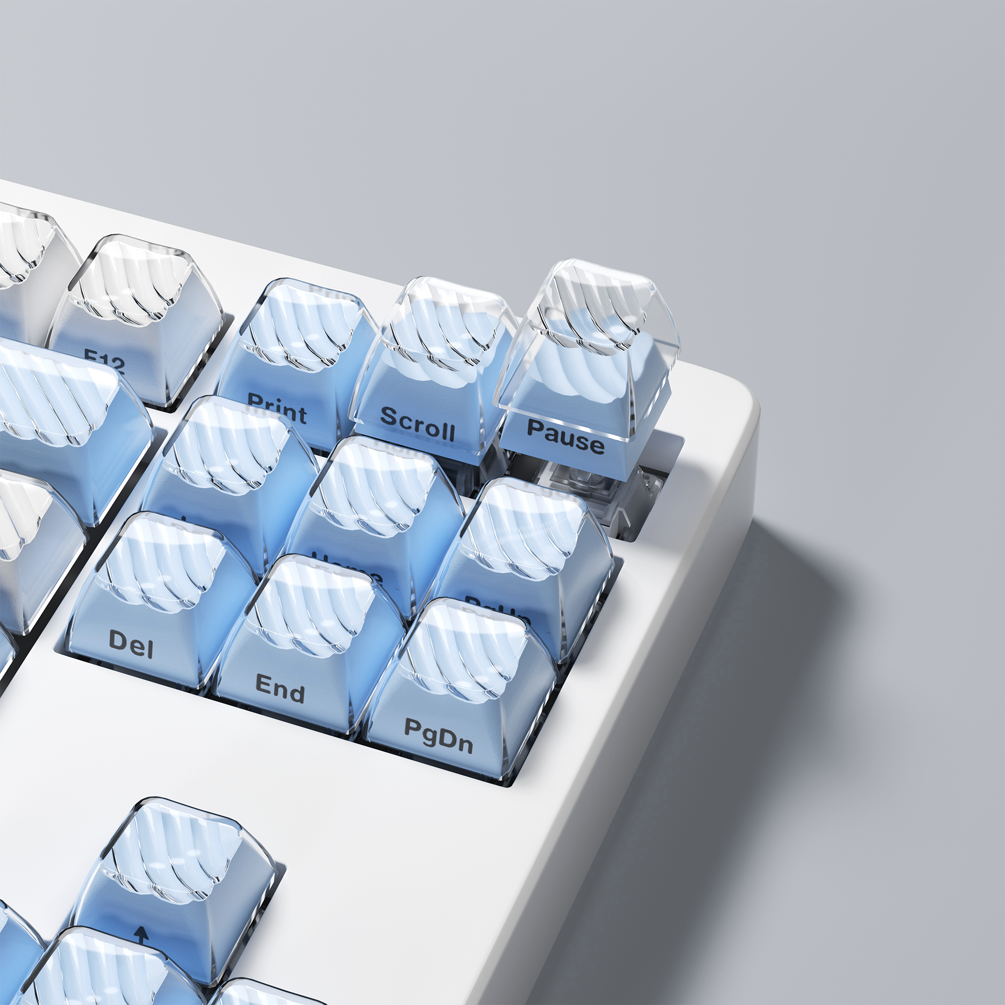 XVX Magic Wave OEM Profile Side-Printed 136-Key PC Keycap Set