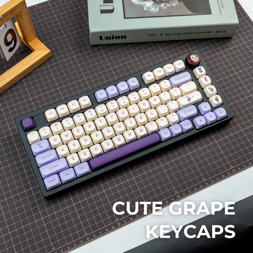 XVX Purple Grapes MOA Profile Dye-Sublimation 143-Key PBT Keycap Set