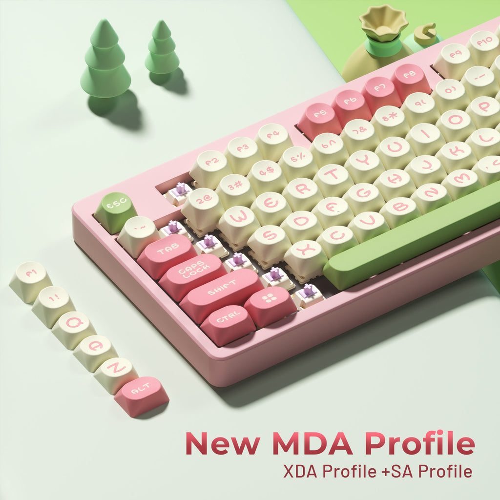 XVX MOOD Series MOA Profile Dye-Sublimation 130-Key PBT Keycap Set