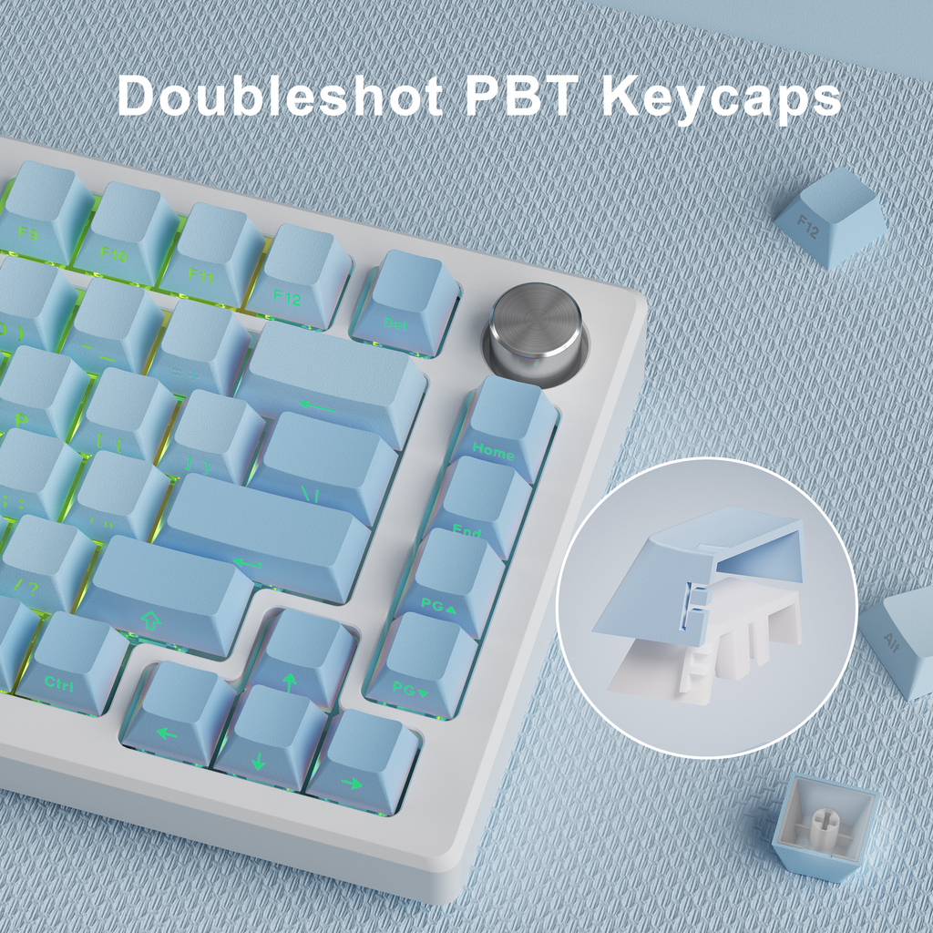 XVX Gradient X-Axis Series Side-Printed Cherry Profile 121-Key PBT Keycap Set