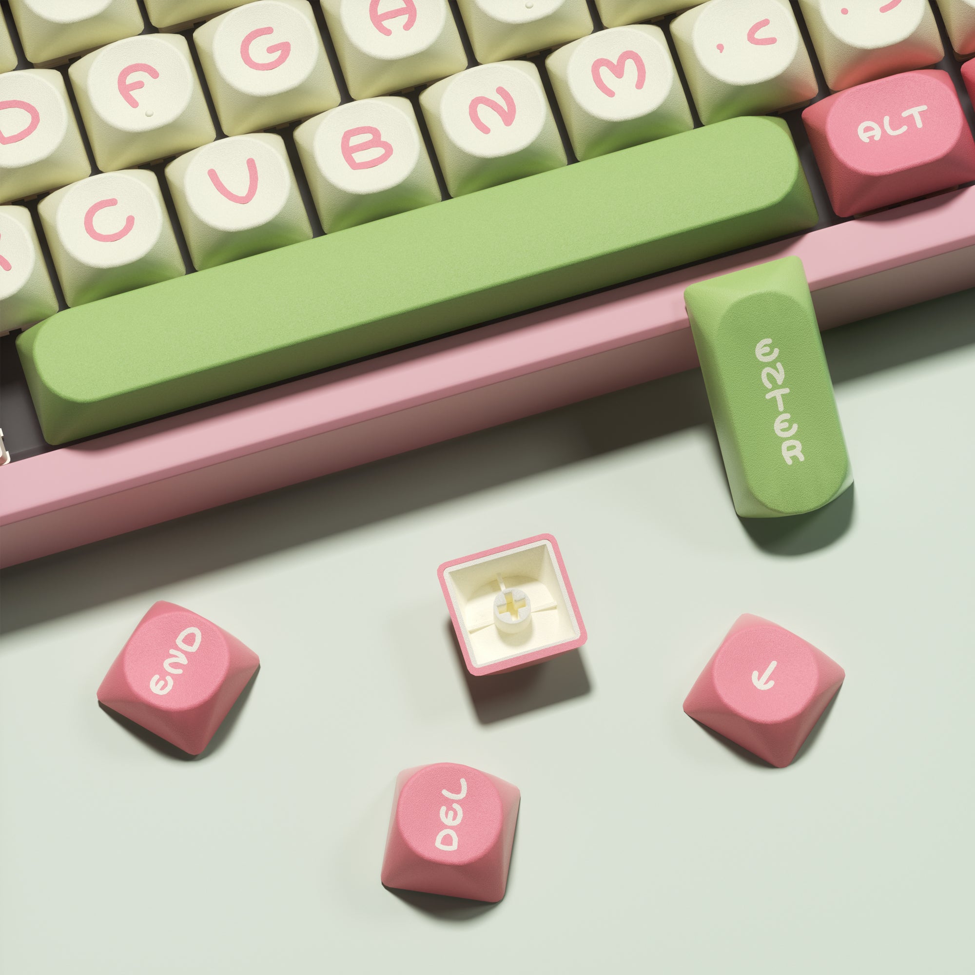 XVX MOOD Series MOA Profile Dye-Sublimation 130-Key PBT Keycap Set