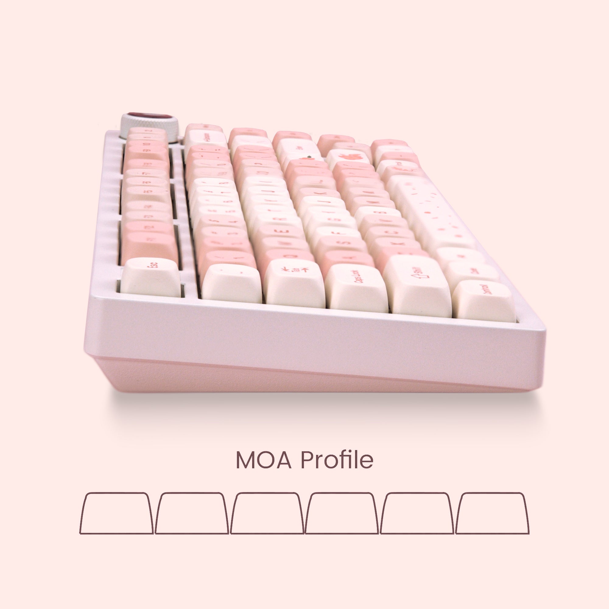 XVX Sakura 143-Key MOA Profile Dye-Sub PBT Keycap Set