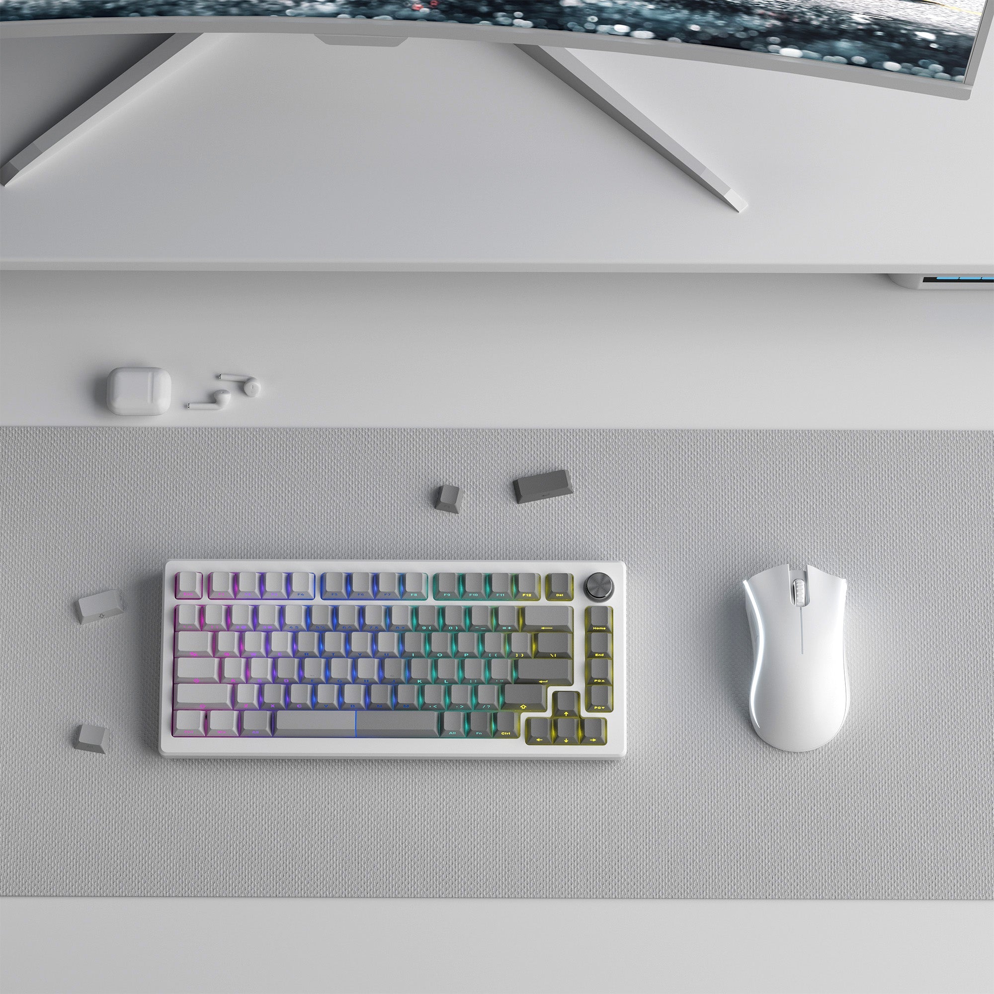 XVX Gradient X-Axis Series Side-Printed Cherry Profile 121-Key PBT Keycap Set