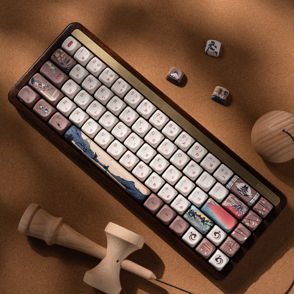XVX U-kiyoe Fugaku (冨嶽) Series Glaze Textured MOA Profile Keycap Set