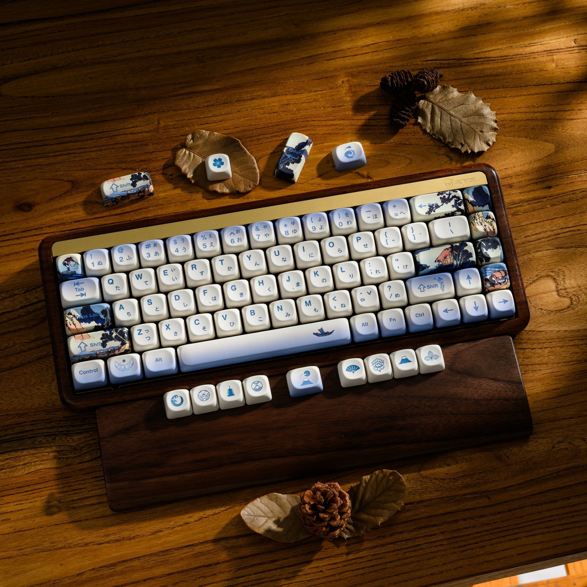 XVX U-kiyoe Fugaku (冨嶽) Series Glaze Textured MOA Profile Keycap Set