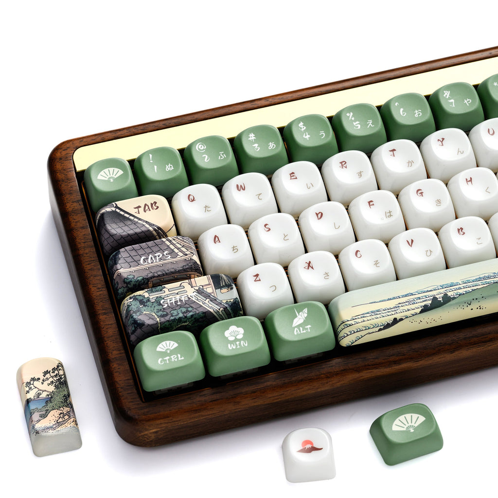 XVX U-kiyoe Fugaku (冨嶽) Series Glaze Textured MOA Profile Keycap Set