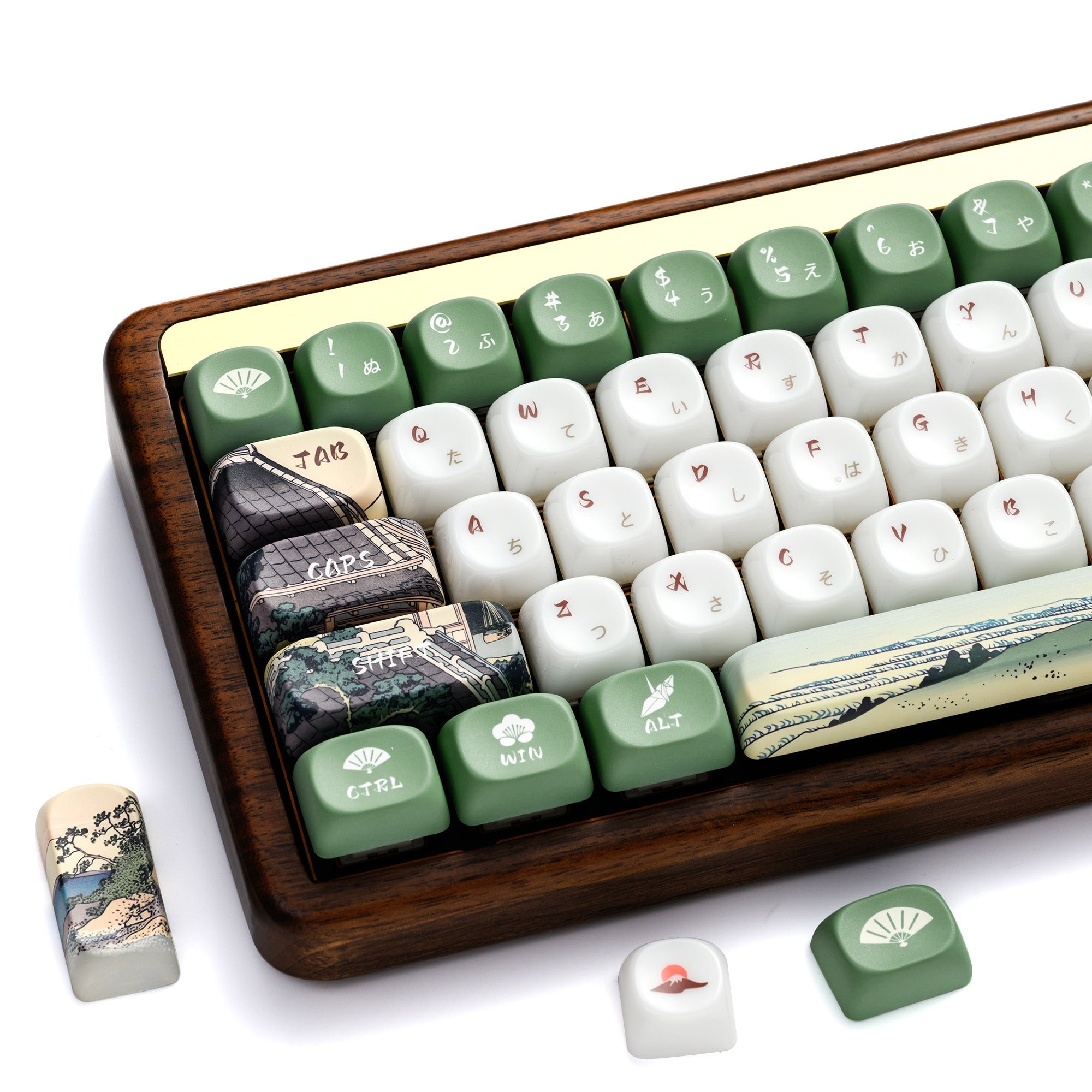 XVX U-kiyoe Fugaku (冨嶽) Series Glaze Textured MOA Profile Keycap Set