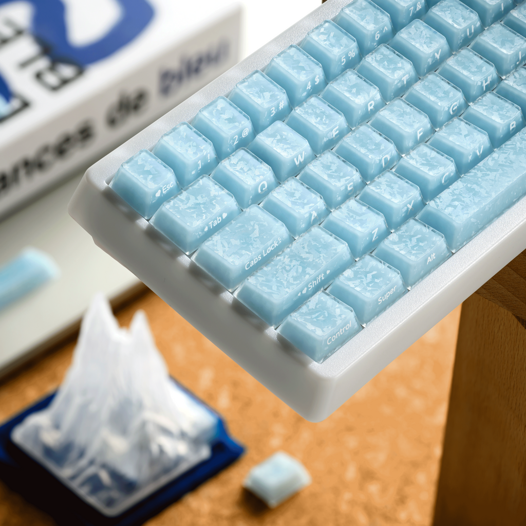XVX M67 JadeStone Forged Carbon VIA Tri-Mode Mechanical Keyboard