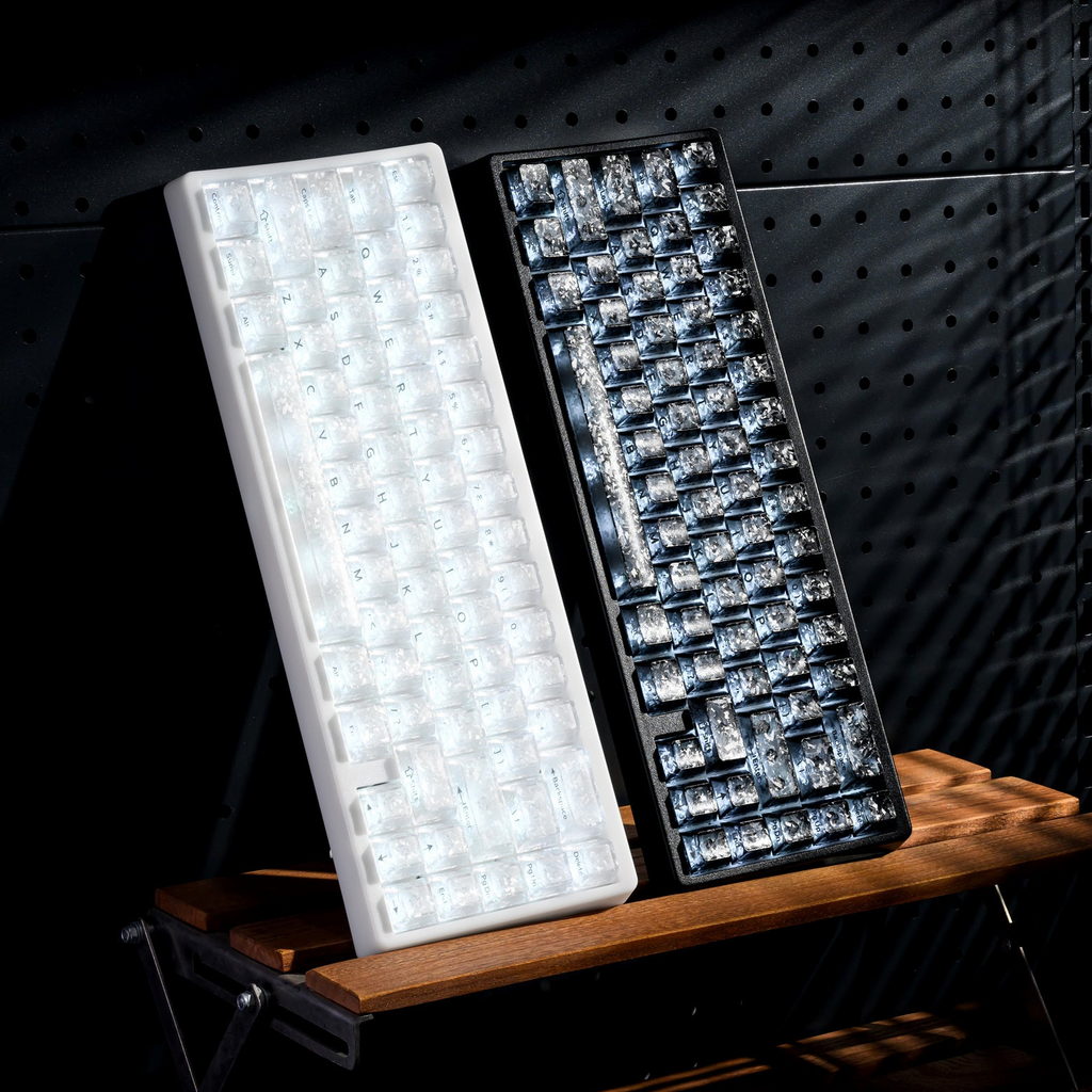 XVX M67 JadeStone Forged Carbon VIA Tri-Mode Mechanical Keyboard
