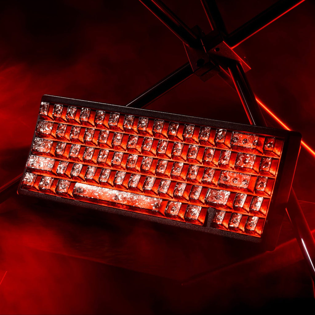 XVX M67 JadeStone Forged Carbon VIA Tri-Mode Mechanical Keyboard