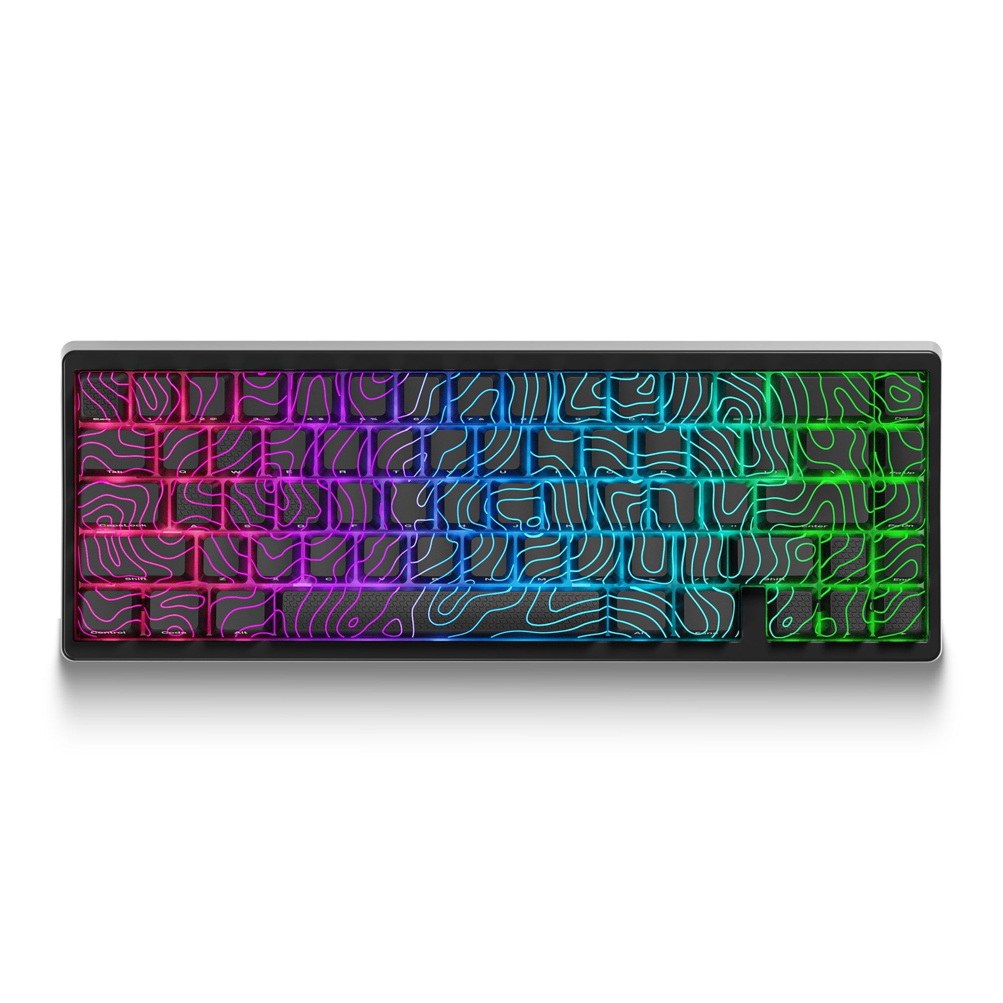 XVX M67 JadeStone Stellar White Tri-Mode RGB Mechanical Keyboard