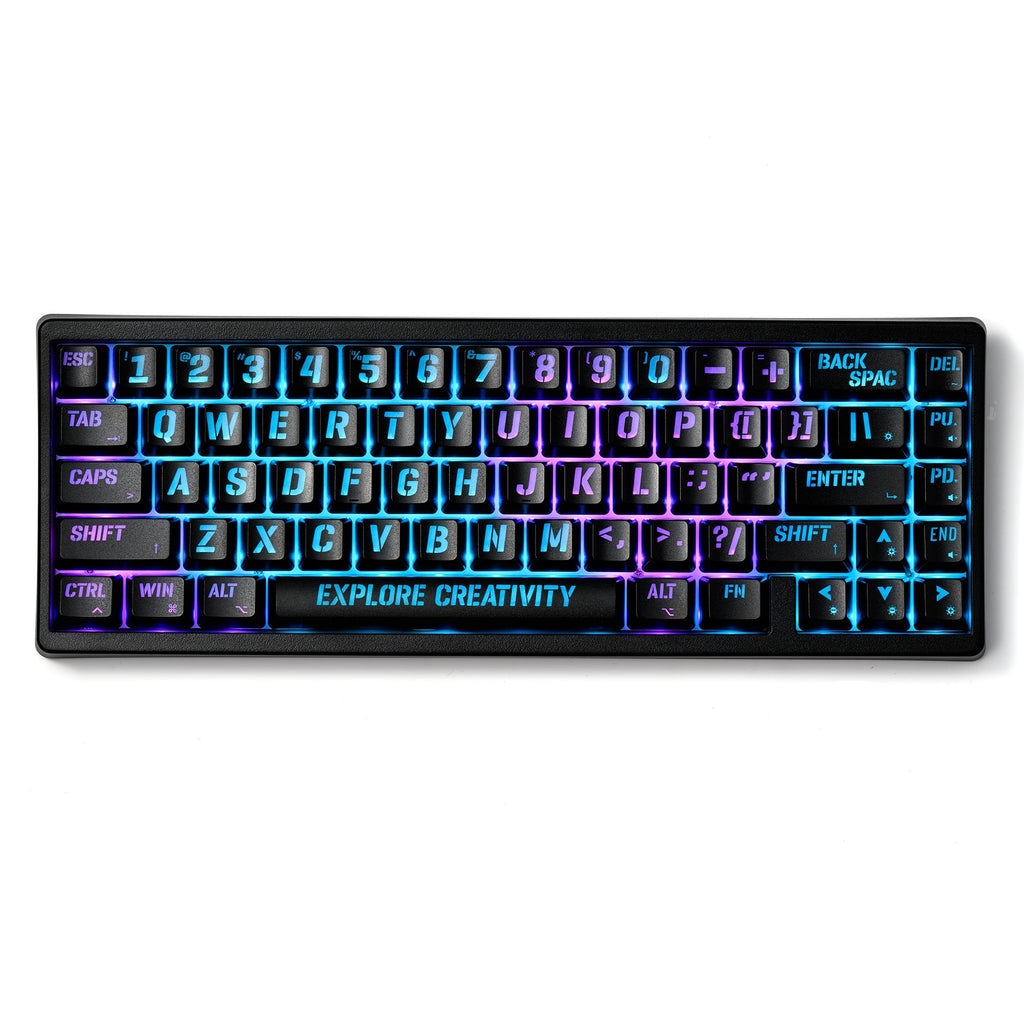 XVX M67 JadeStone Miami Tri-Mode RGB Mechanical Keyboard