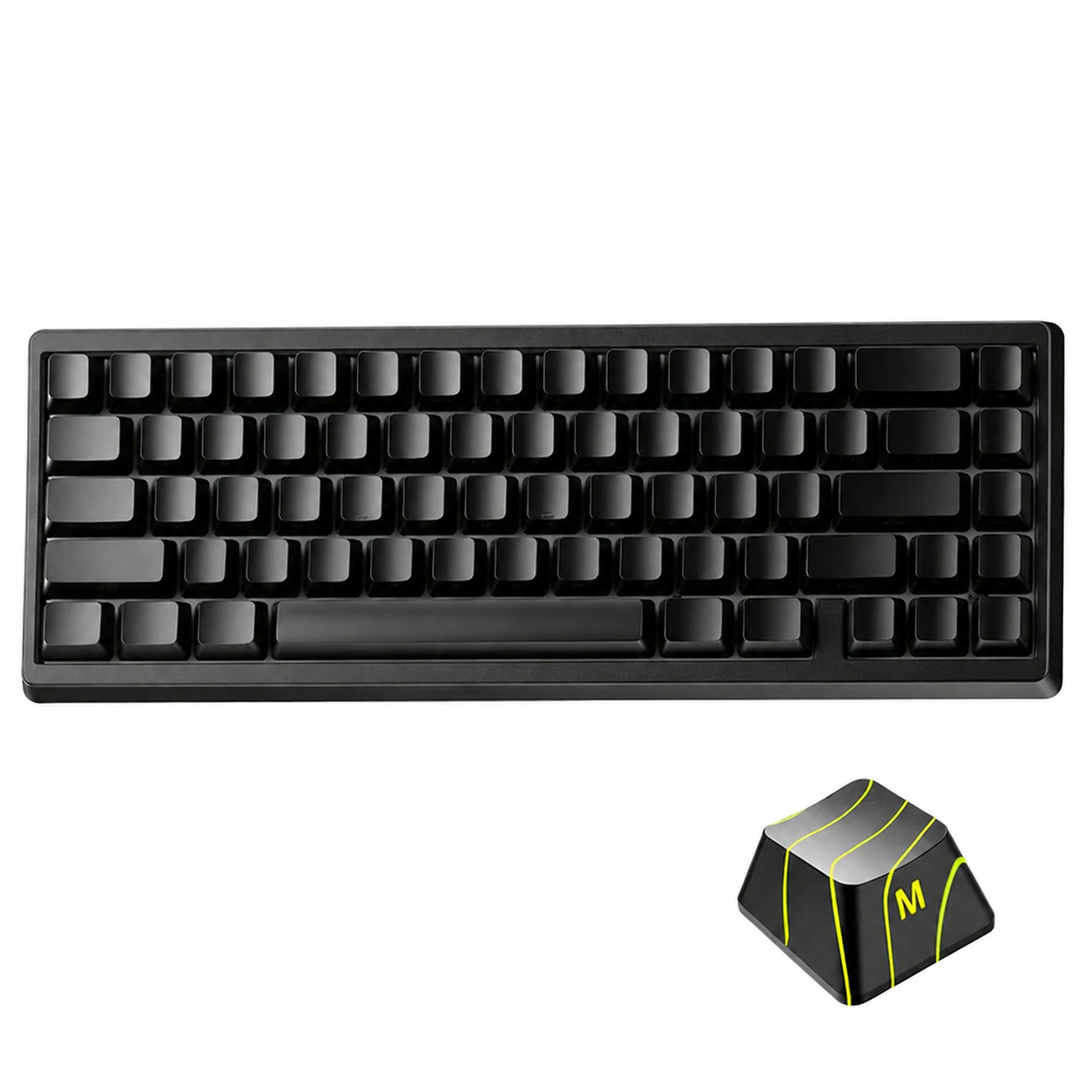 XVX M67 JadeStone Stellar White Tri-Mode RGB Mechanical Keyboard
