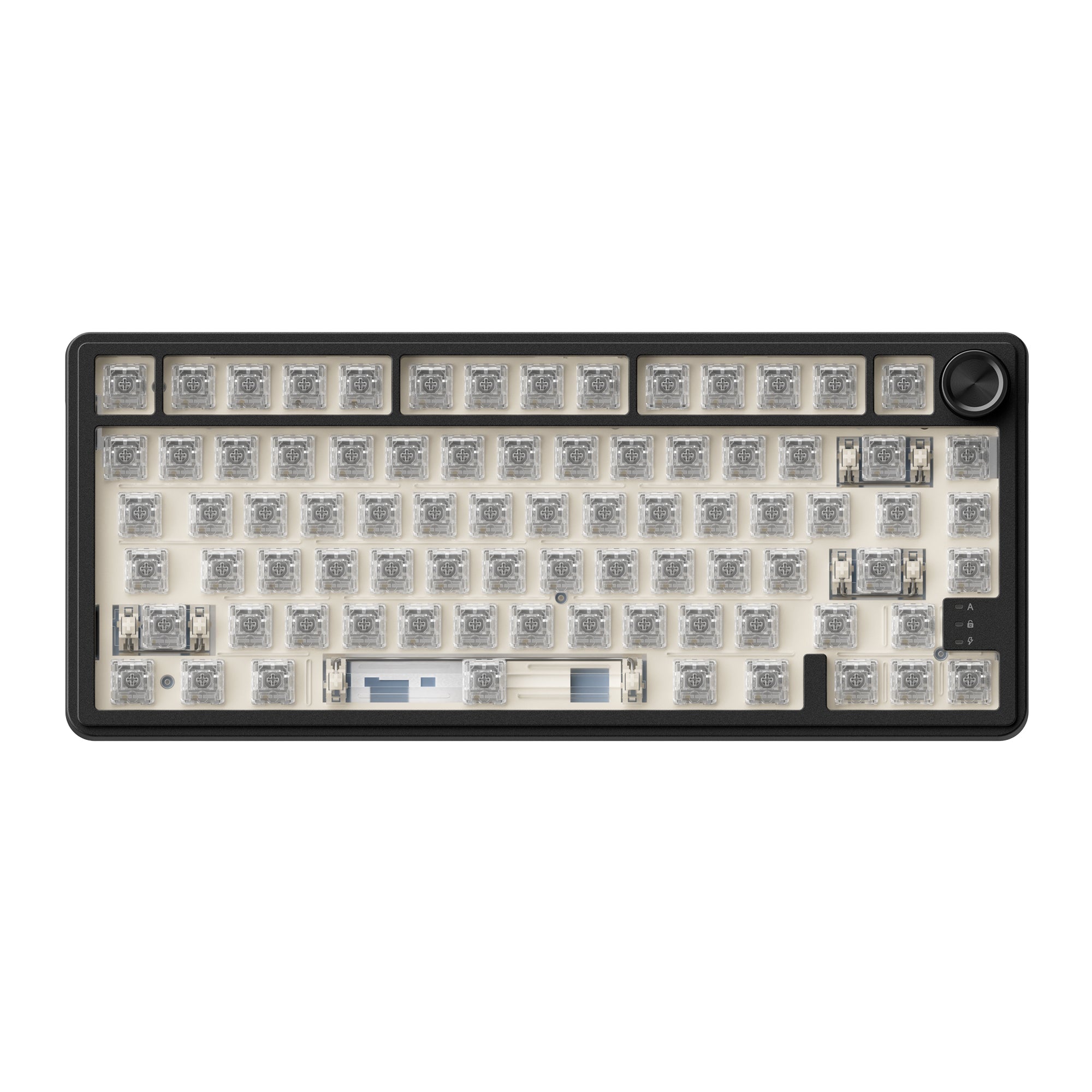 XVX M75 Lumina 75% Tri-Mode RGB Mechanical Keyboard with Knob