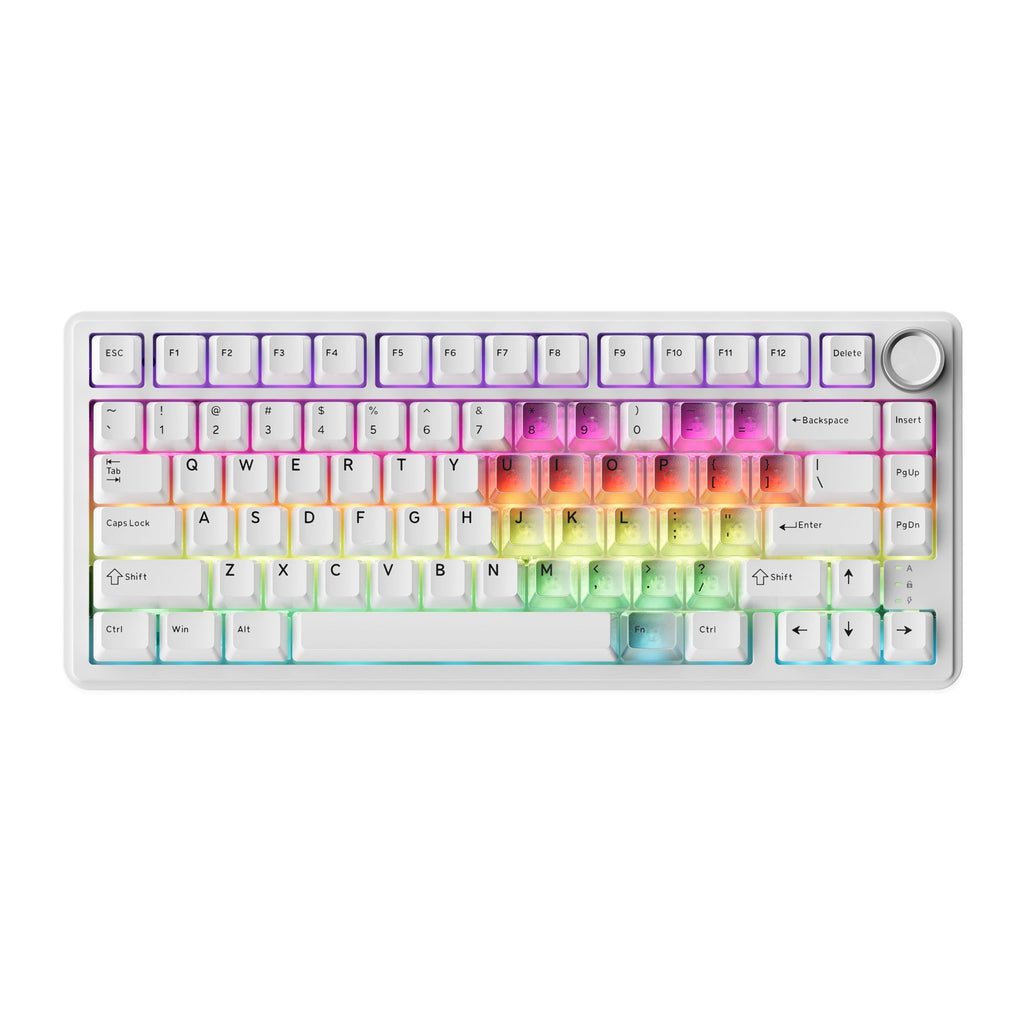 XVX M75 Lumina 75% Tri-Mode RGB Mechanical Keyboard with Knob