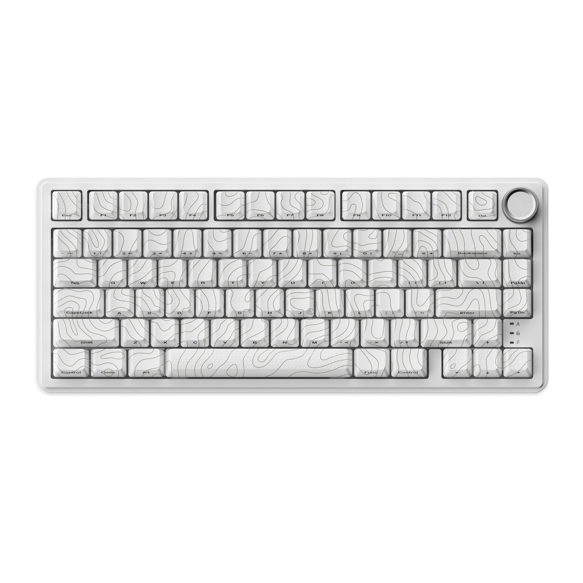 XVX M75 Lumina 75% Tri-Mode RGB Mechanical Keyboard with Knob