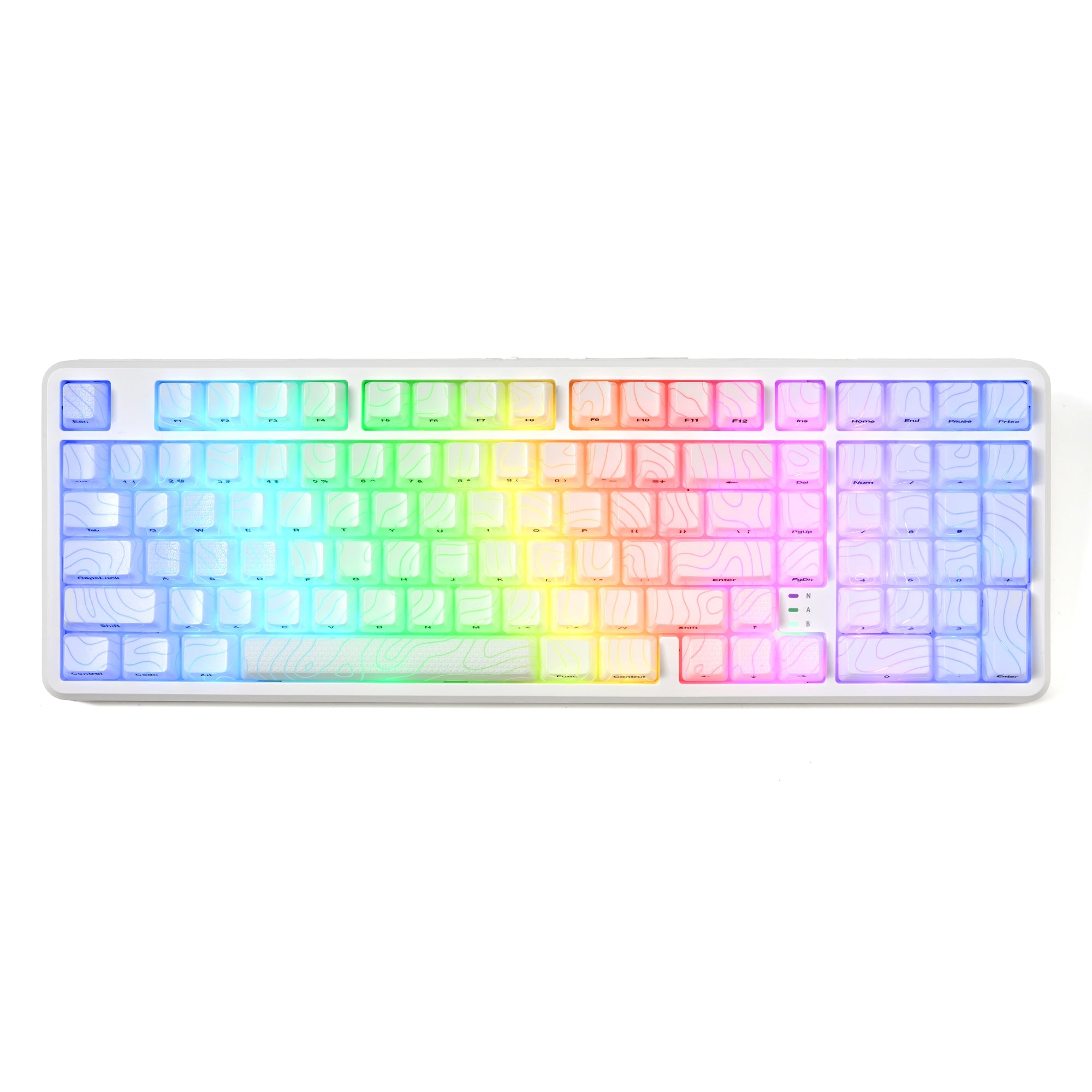 XVX M98 Lumina 96% Wireless RGB Gasket Mechanical Keyboard